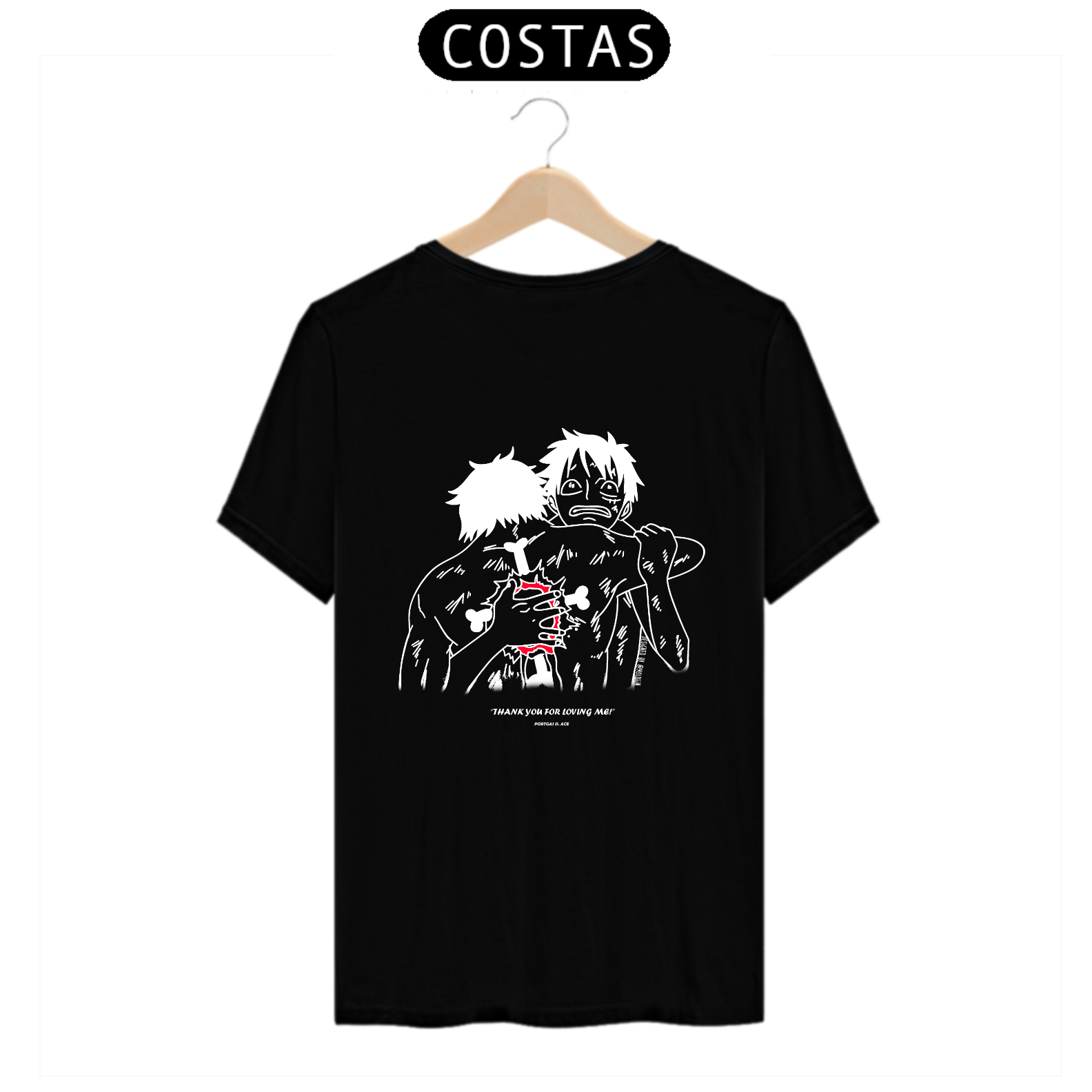 Ace Death - One piece (estampa nas costas)
