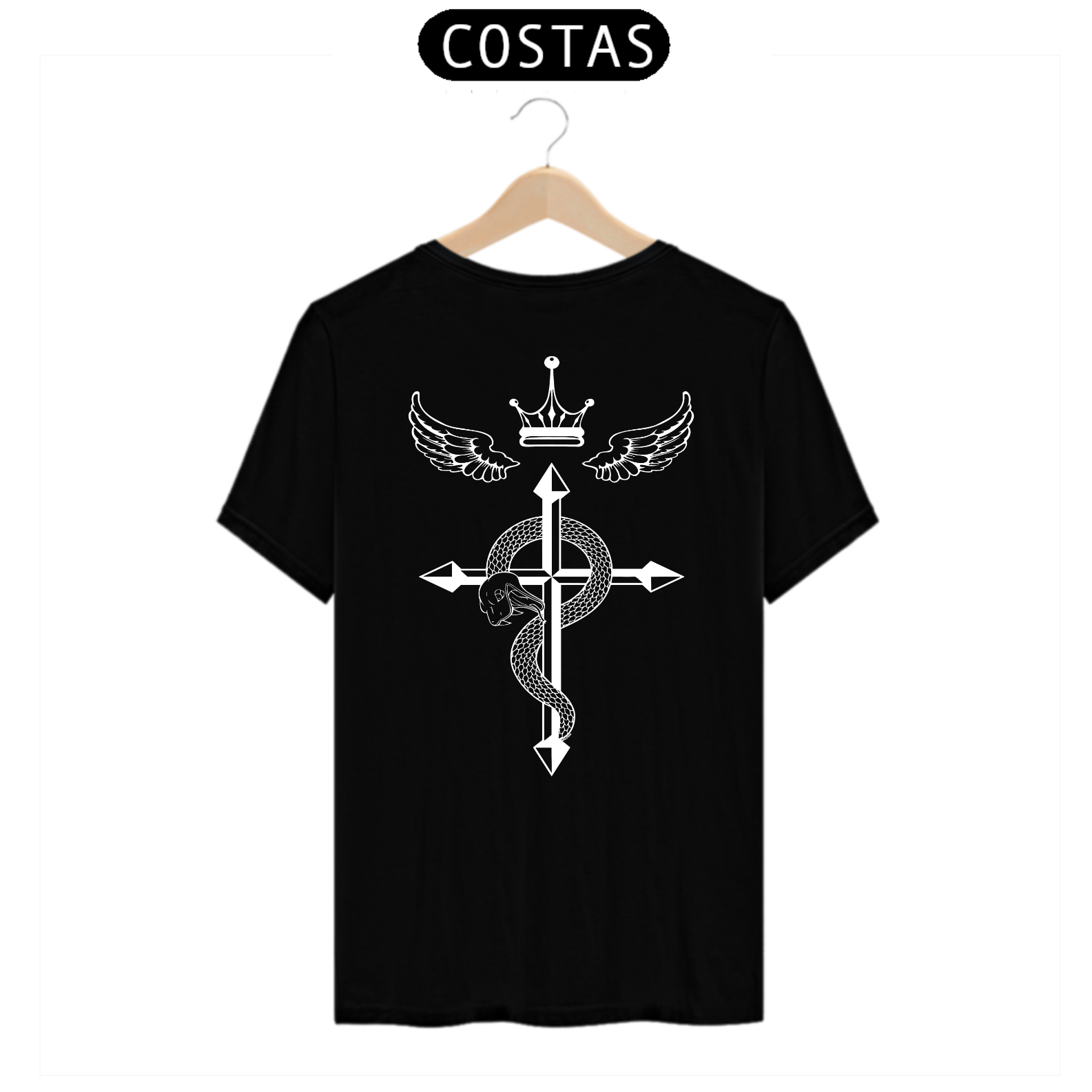 A cruz de Flamel - Fullmetal alchemist (costas)