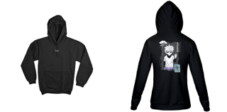 Nome do produto killua zoldyck v.1 - HunterXHunter (frente e costas)
