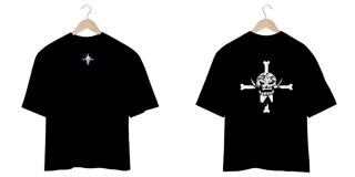 Nome do produto Barba Branca v.4 - One Piece (frente e costas)