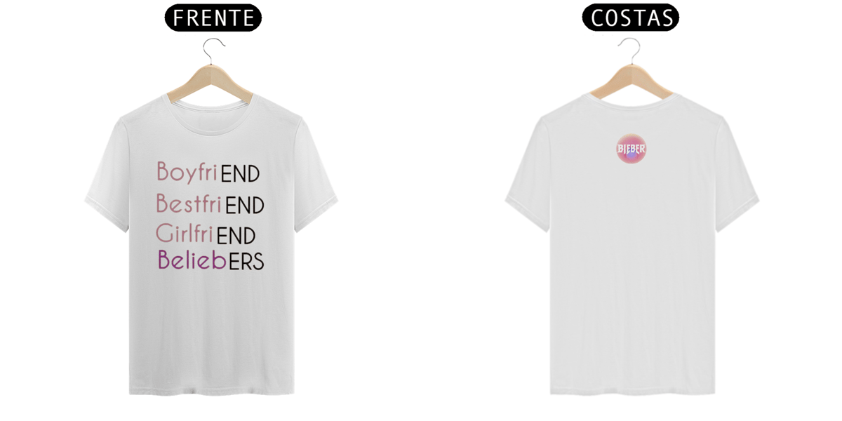 Nome do produto: T-shirt Belibers