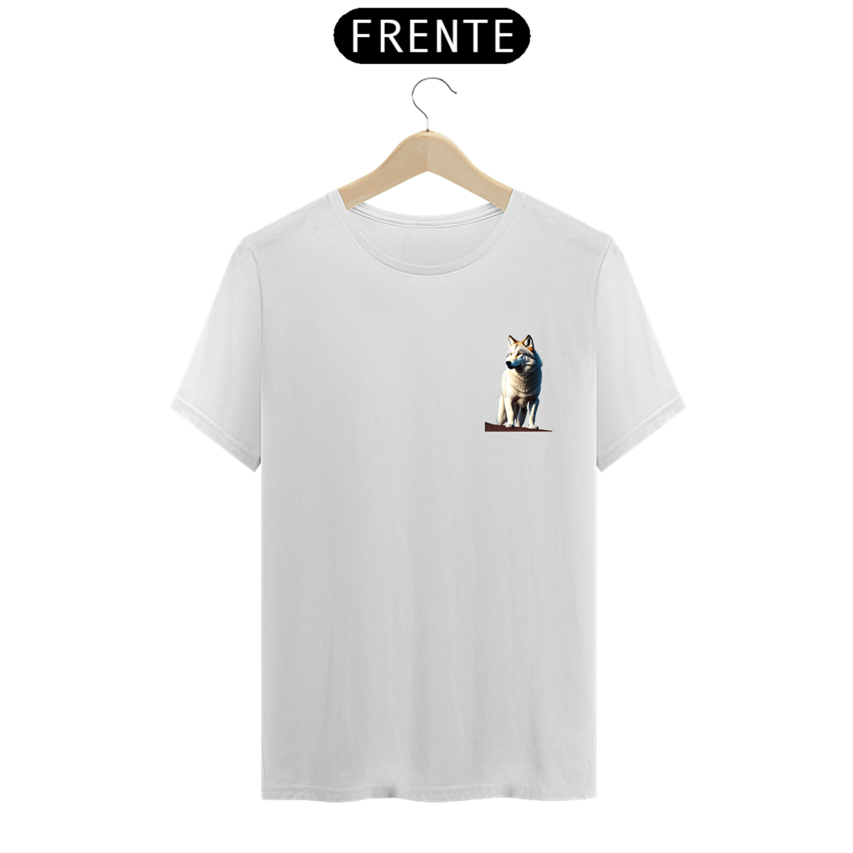 Nome do produto: Camiseta básica Lobo guara