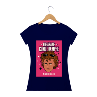Nome do produto Camiseta Enganame Baby Long 100% Algodão