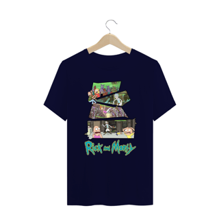 Nome do produto Camiseta Rick and Morty Plus Size Oversized 100% Algodão