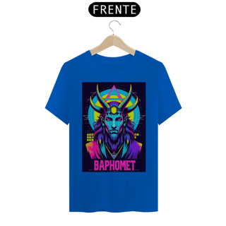 Nome do produto Camiseta PREMIUM 100% Algodão - Baphomet Cyber Ritual