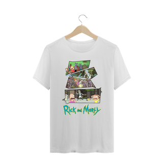 Nome do produto Camiseta Rick and Morty Plus Size Oversized 100% Algodão