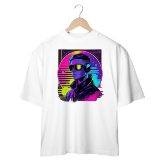 Nome do produto Camiseta Oversized 100% Algodão - Cyberpunk 
