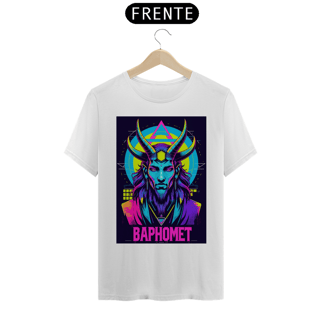 Nome do produto Camiseta PREMIUM 100% Algodão - Baphomet Cyber Ritual
