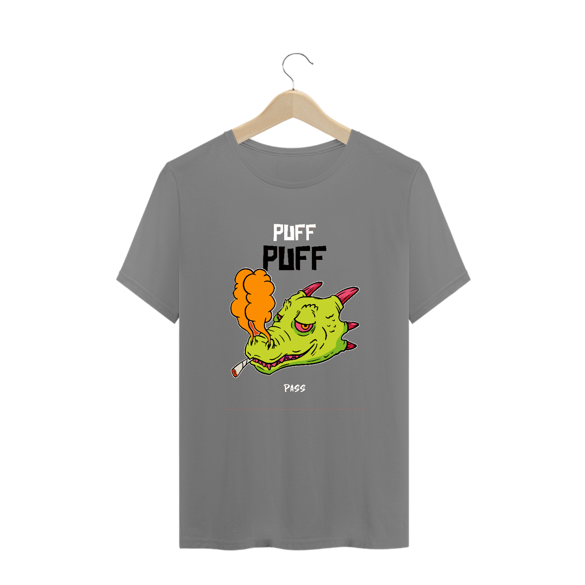 Nome do produto: Camiseta Puff Plus Size Oversized 100% Algodão