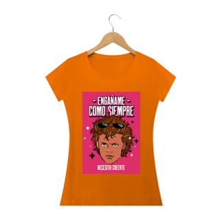 Nome do produto Camiseta Enganame Baby Long 100% Algodão