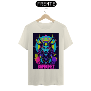 Nome do produto Camiseta PREMIUM 100% Algodão - Baphomet Cyber Ritual