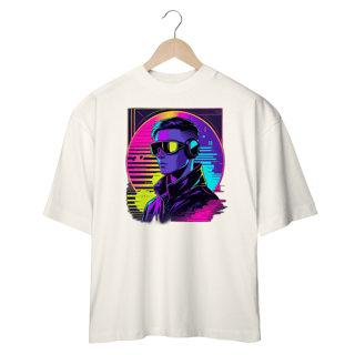 Nome do produto Camiseta Oversized 100% Algodão - Cyberpunk 