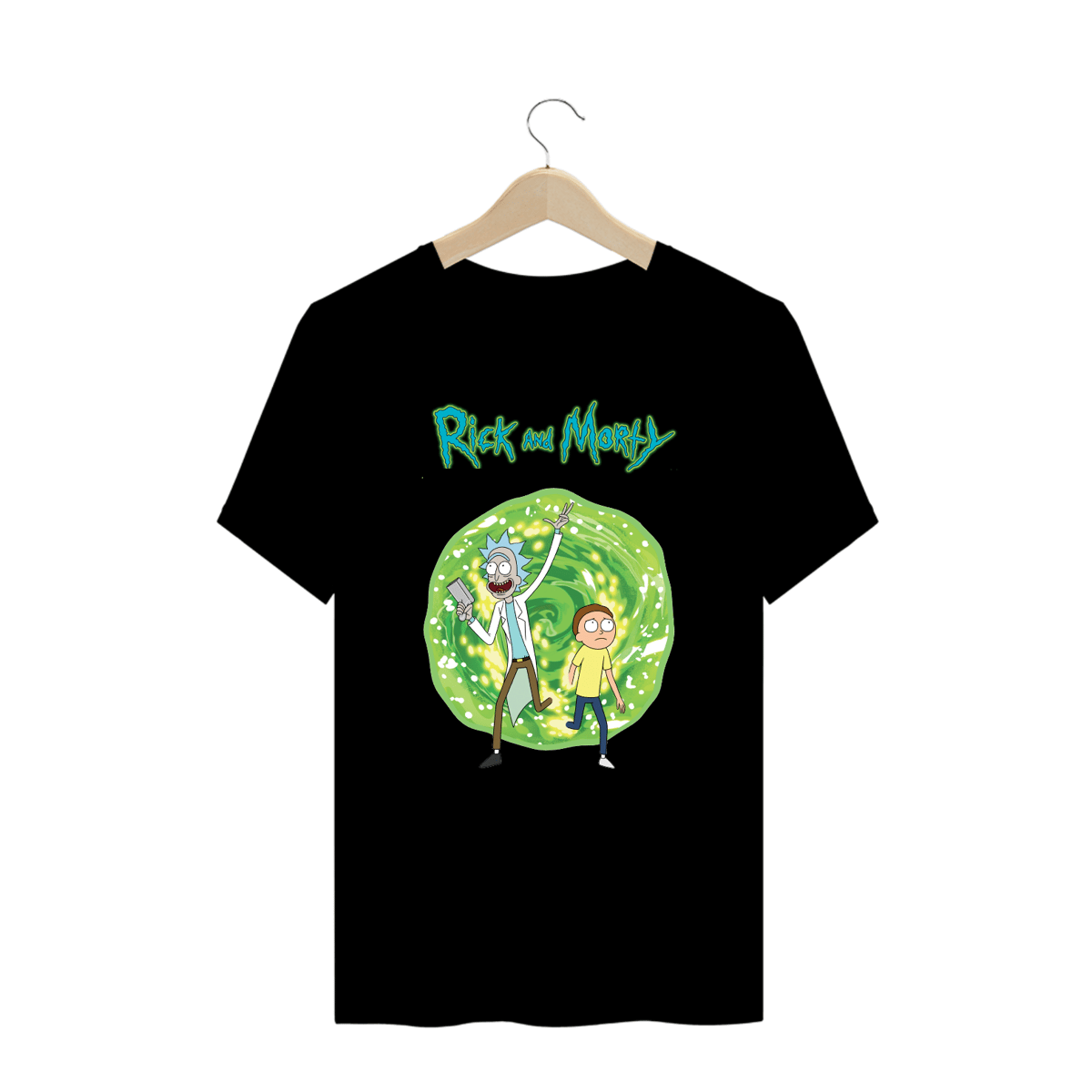 Nome do produto: Camiseta Rick and Morty - Plus Size 100% Algodão