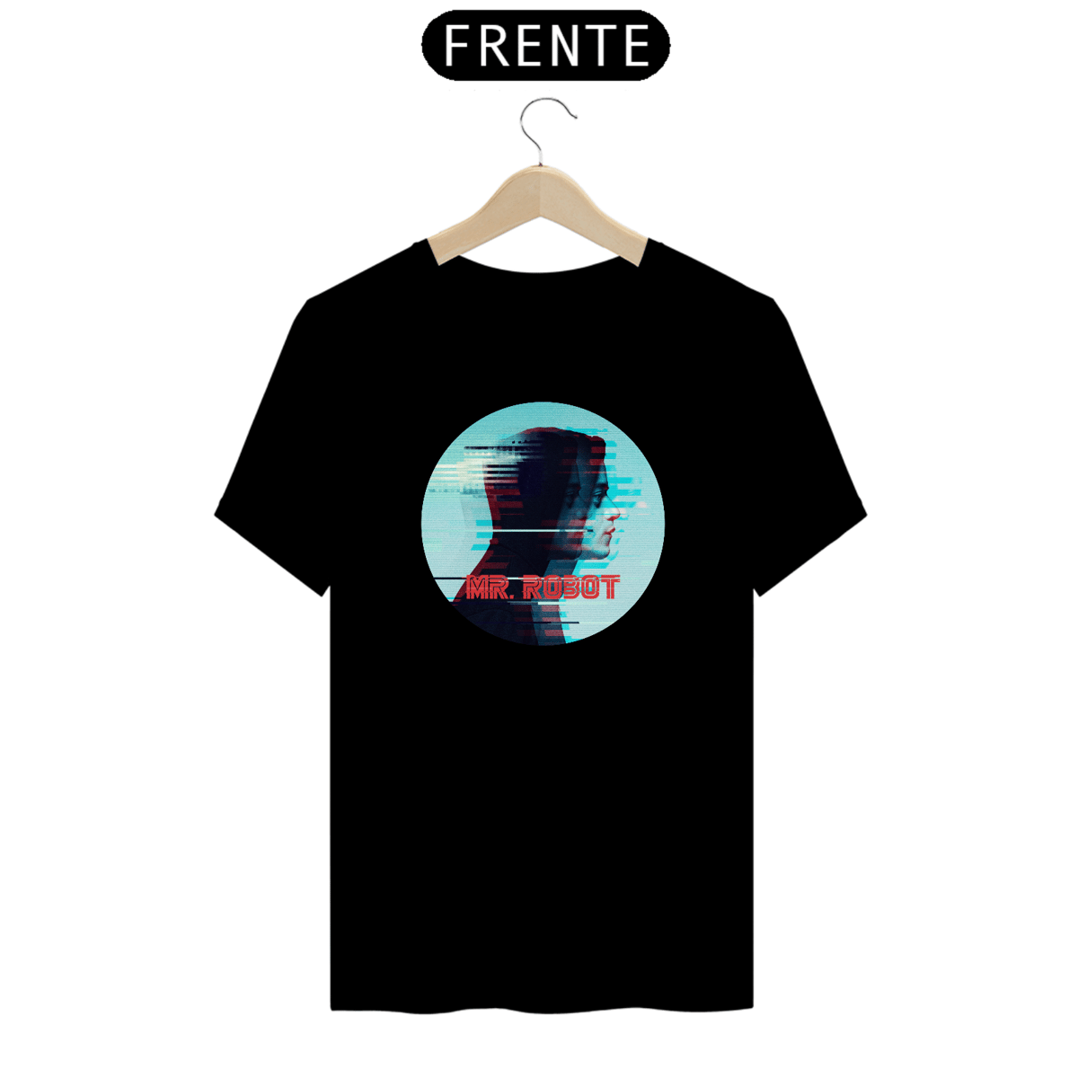 Nome do produto: Camiseta Premium 100% Algodão - Mr. Robot
