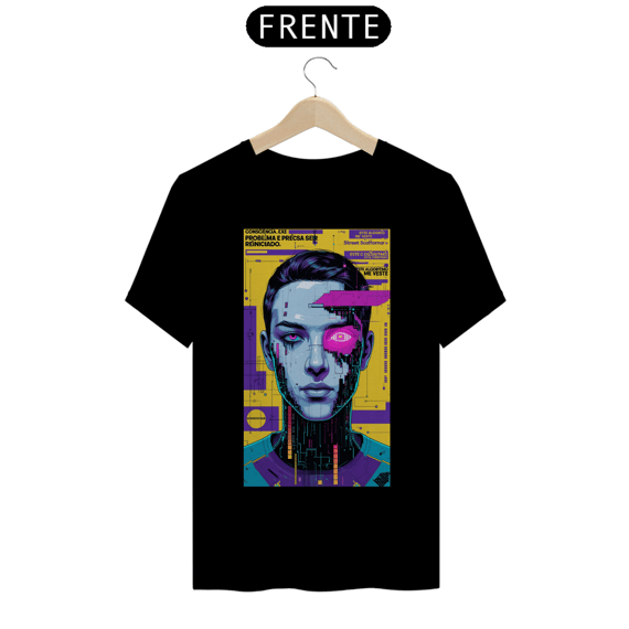 Camiseta PREMIUM 100% Algodão - O Algoritmo Me Veste