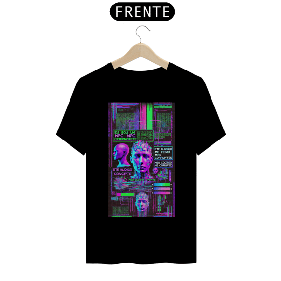 Camiseta PREMIUM 100% Algodão - Sou um NPC