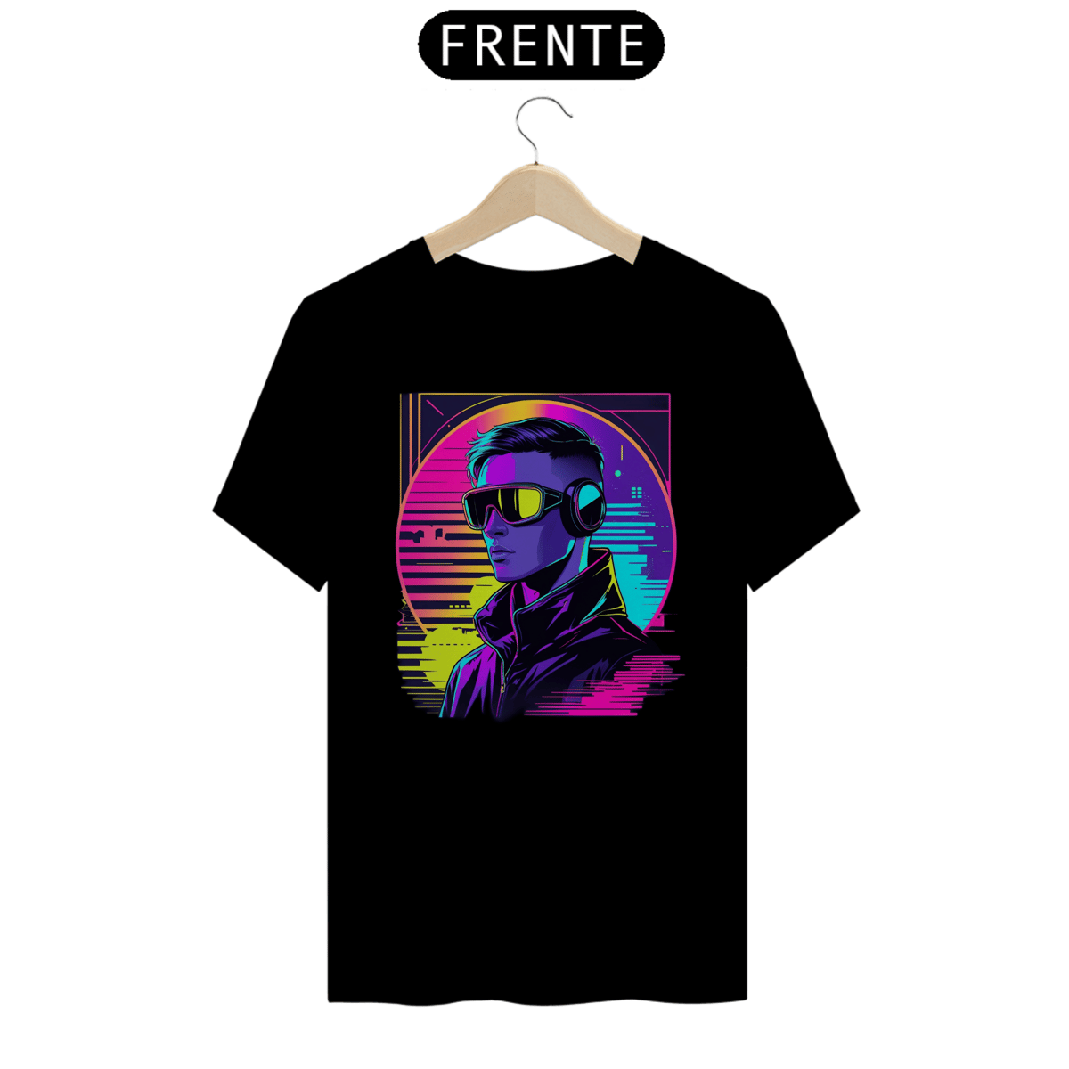Nome do produto: Camiseta PREMIUM 100% Algodão - Cyberpunk
