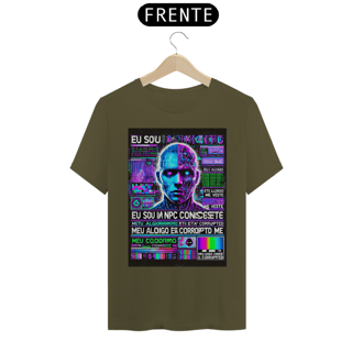 Nome do produto Camiseta PREMIUM 100% Algodão - NPC Consciente