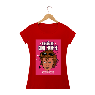 Nome do produto Camiseta Enganame Baby Long 100% Algodão