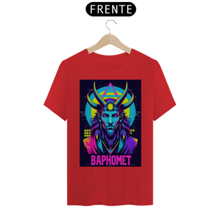Nome do produto Camiseta PREMIUM 100% Algodão - Baphomet Cyber Ritual