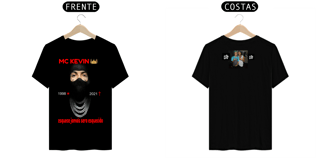 Nome do produto Camiseta personalizada em homenagem ao mc kevin