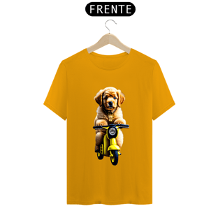 Nome do produtoCamiseta t-shirt clássic com cachorro na motoka
