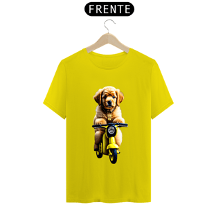 Nome do produtoCamiseta t-shirt clássic com cachorro na motoka