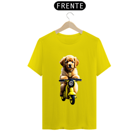 Nome do produto  Camiseta t-shirt clássic com cachorro na motoka