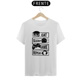 Nome do produto  Camiseta t-shirt clássic com rotina gamer