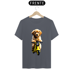 Nome do produtoCamiseta t-shirt clássic com cachorro na motoka