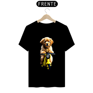 Nome do produtoCamiseta t-shirt clássic com cachorro na motoka