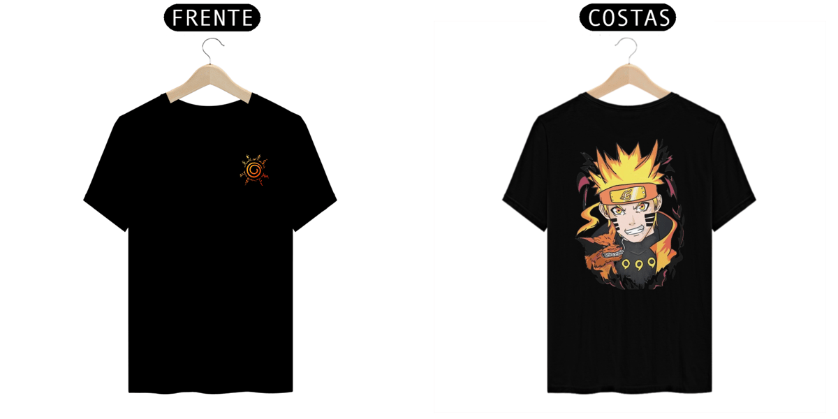 Nome do produto: Camiseta t-shirt clássic NARUTO