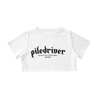 Nome do produto Cropped Piledriver Classic - Branco