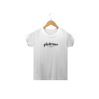 Nome do produto Camiseta Infantil Piledriver Classic - Branca