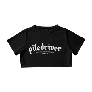 Nome do produto Cropped Piledriver Classic - Preto