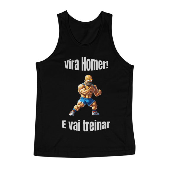 Regata Masculina Homer Simpson Academia