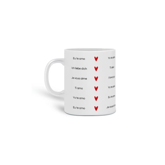 Caneca - Eu te amo