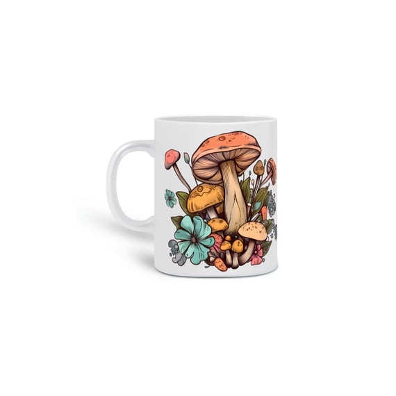 Caneca - Cogumelos