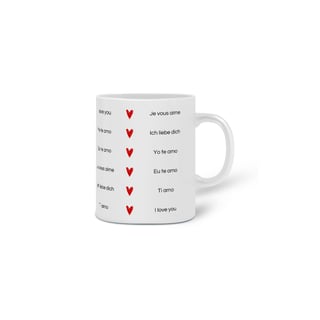 Nome do produto Caneca - Eu te amo