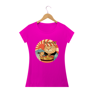 Nome do produto T-Shirt Quality Gato Samurai