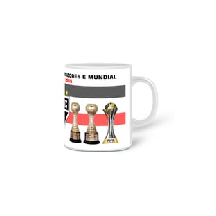 Nome do produtoCANECA SPFC - Tri Campeão da Libertadores e Tri Campeão Mundial