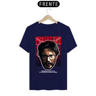 Nome do produto Camiseta Professor - La Casa de Papel