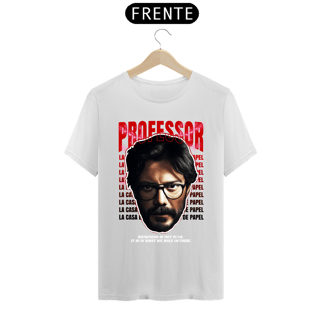 Nome do produto Camiseta Professor - La Casa de Papel