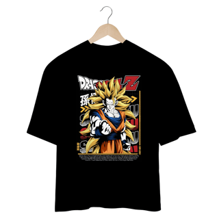 Nome do produto Camisa Oversized Goku Super Saiyajin Dragon Ball