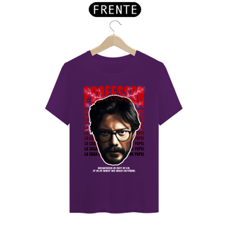 Nome do produto Camiseta Professor - La Casa de Papel