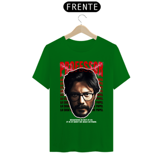 Nome do produto Camiseta Professor - La Casa de Papel