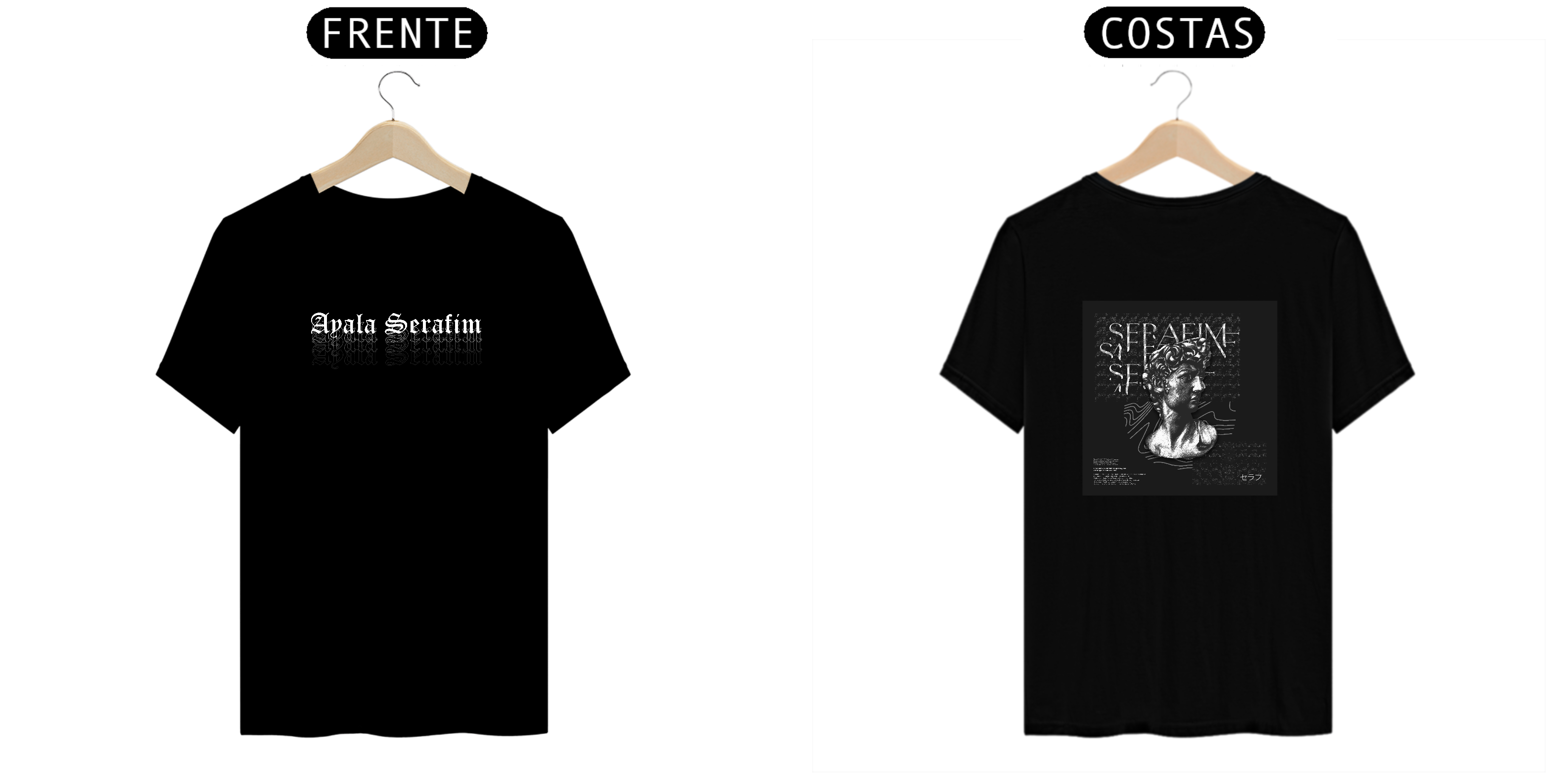 CAMISETA DUPLA FACE SERAFIM | Ayala Serafim