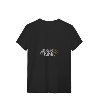 Nome do produto Camiseta WIZE WEAR “Jesus Is King” – Estilo com Propósito