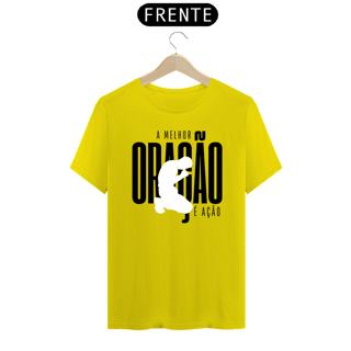 Nome do produto Camiseta Oração é Ação - Clara