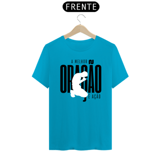 Nome do produto Camiseta Oração é Ação - Clara